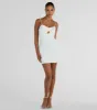 Glitzy Shine Twist-Front Glitter Mini Dress sold by Windsor