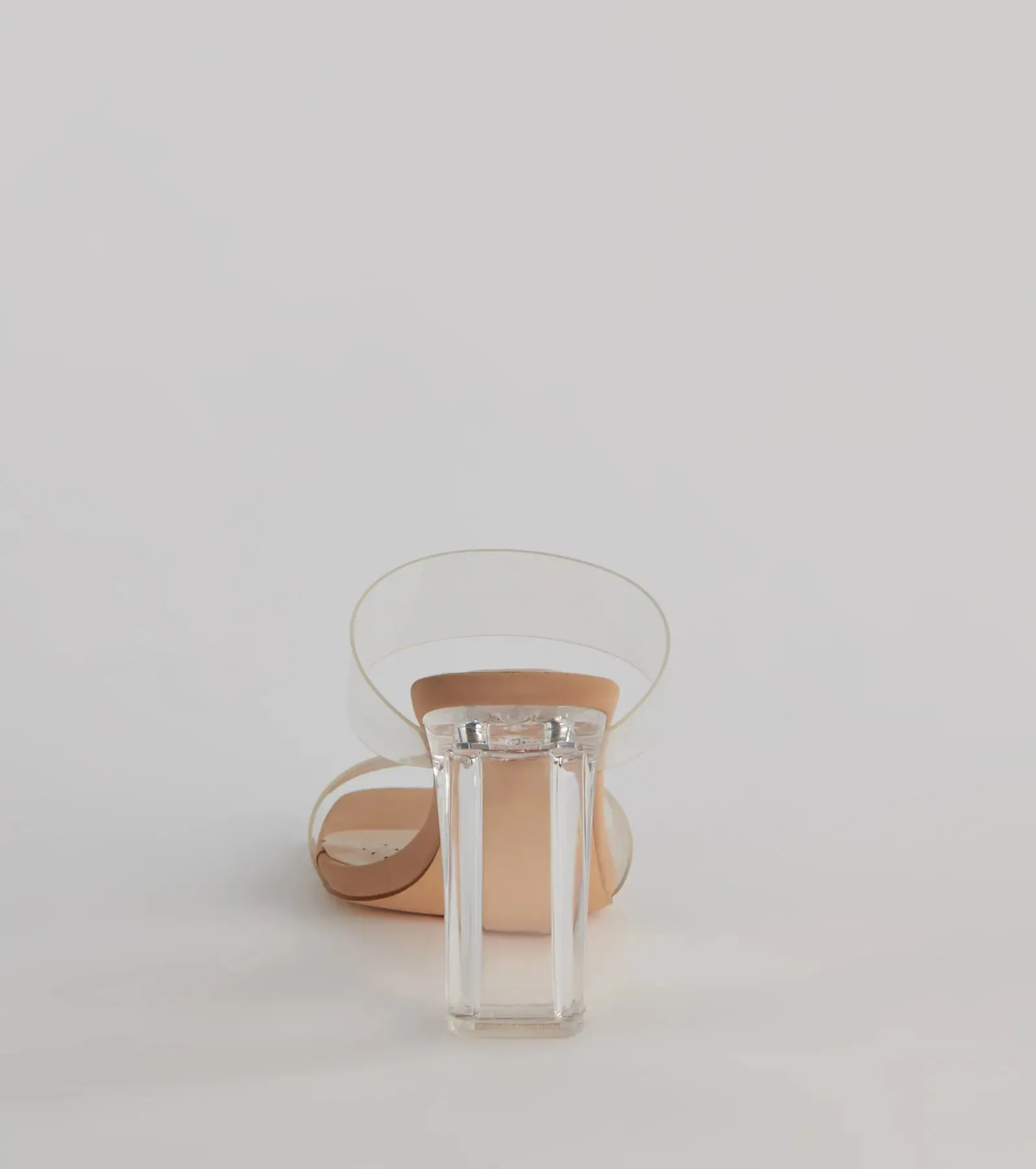 Clearly On Trend PVC Strap Lucite Block Heels sold by Windsor product image thumbnail 4