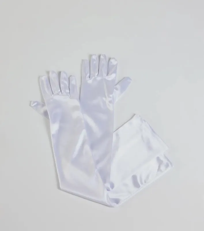 PLACEHOLDER - Sleek Fit Long Satin Gloves sold by Windsor