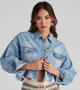 Va Va Vintage Denim Jacket sold by Windsor