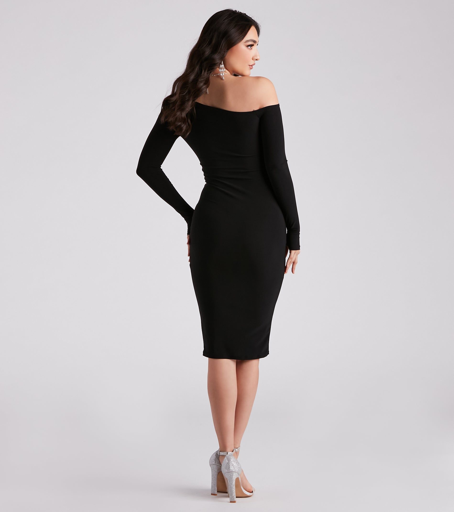 Time To Slay Bodycon Midi Dress sold by Windsor product image thumbnail 2