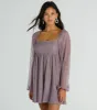 Countless Shine Glitter Skater Dress sold by Windsor