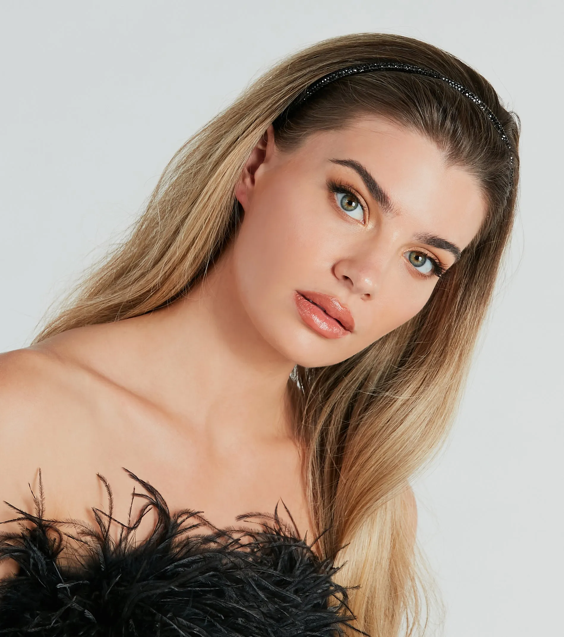 Classic Glitz And Glam Rhinestone Headband Set sold by Windsor product image thumbnail 3