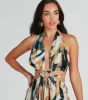 Dreamy Destination Cutout Tropical Print Maxi Dress sold by Windsor