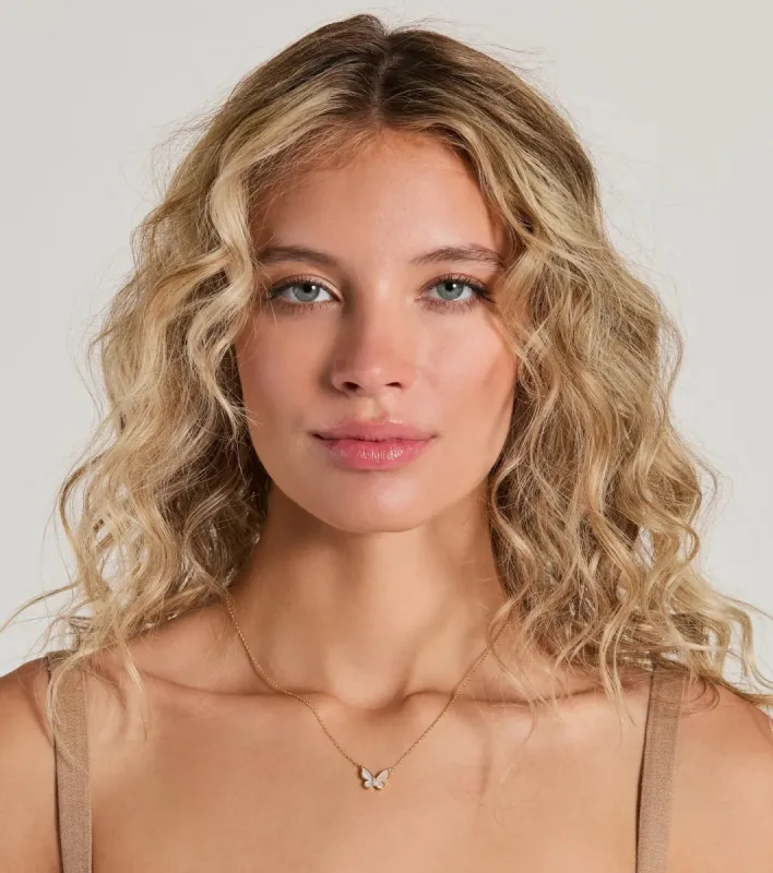 Striking Charm Butterfly Necklace sold by Windsor