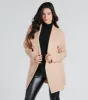 Trending Charm Faux Wool Belted Trench Coat sold by Windsor