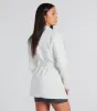 Trending Charm Faux Wool Belted Trench Coat sold by Windsor