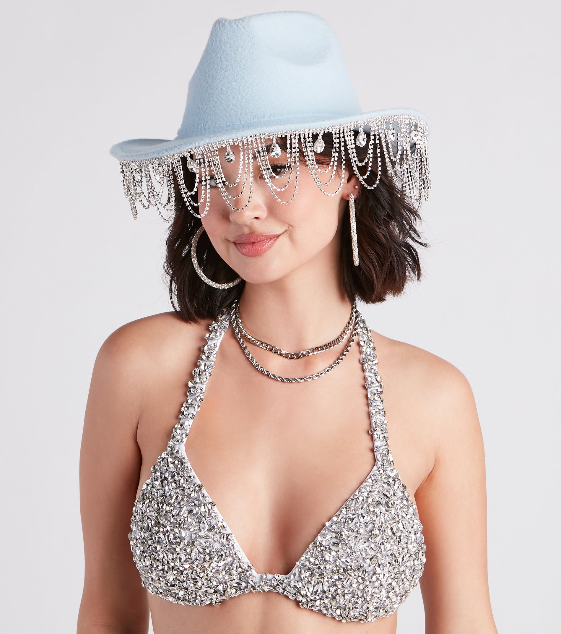 Desert Glam Rhinestone Cowboy Hat sold by Windsor product image thumbnail 4