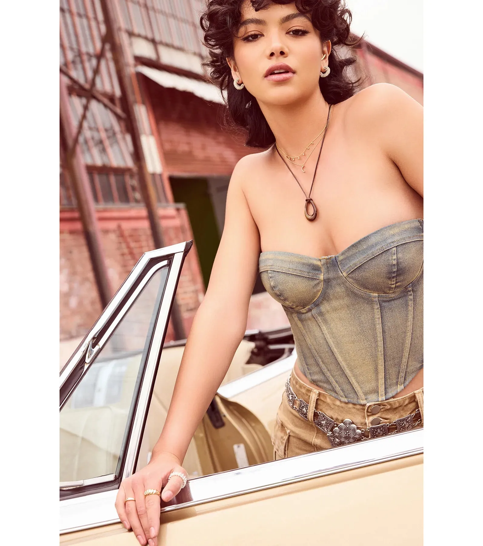 Eclectic Charm Teardrop Stone Necklace sold by Windsor product image thumbnail 3