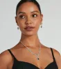 Steal The Show Necklace And Earrings Set sold by Windsor