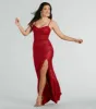 Ashelyn Cowl Neck Glitter Mermaid Formal Dress sold by Windsor
