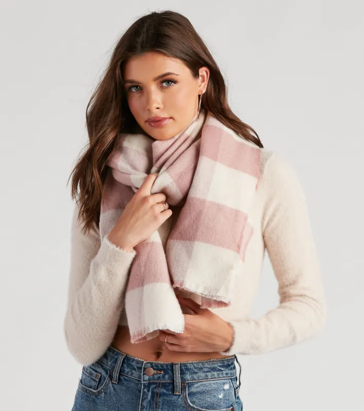 Autumn Chill Buffalo Plaid Scarf sold by Windsor