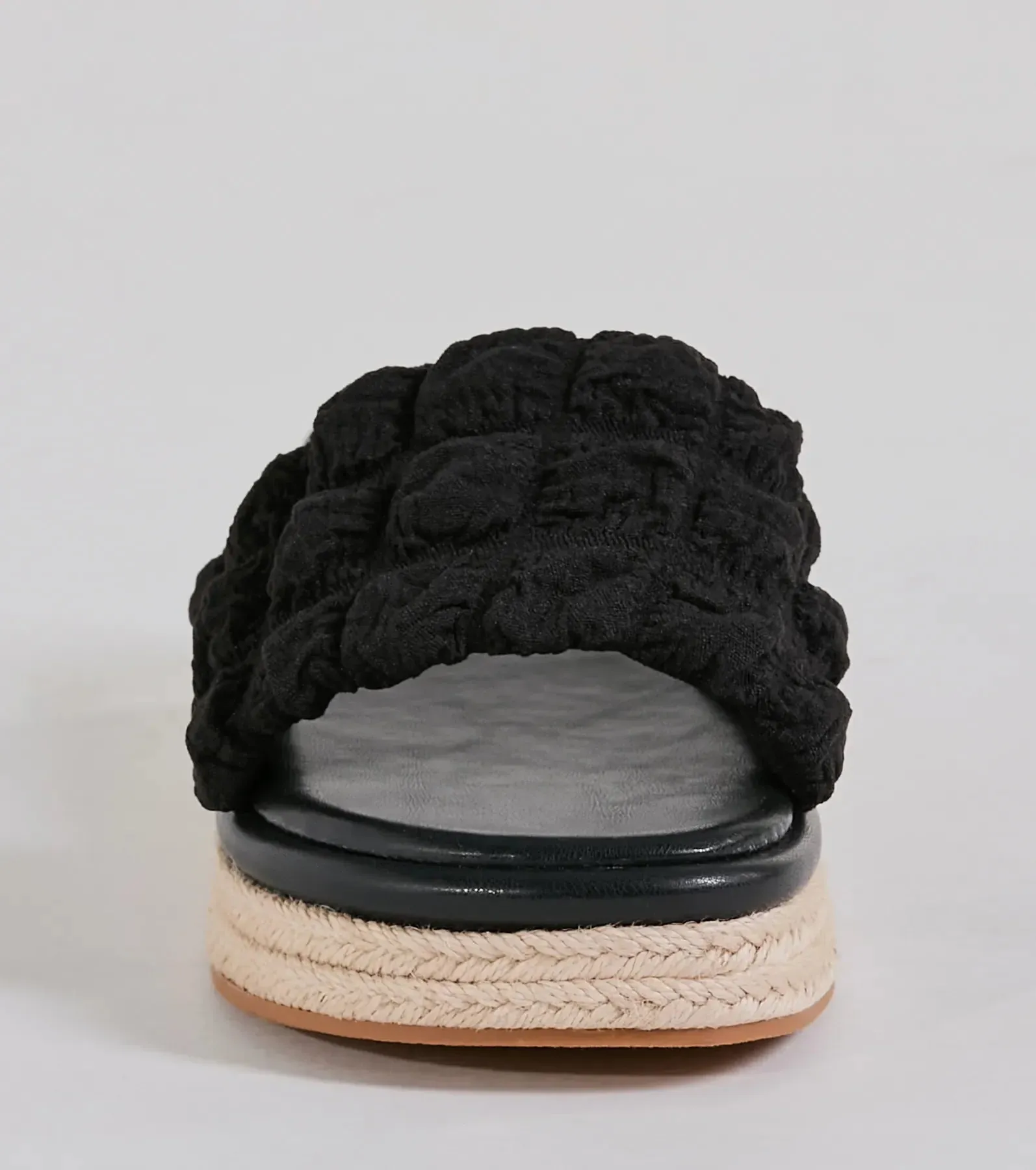 A Perfect Day Puff Espadrille Wedge Sandals sold by Windsor product image thumbnail 3