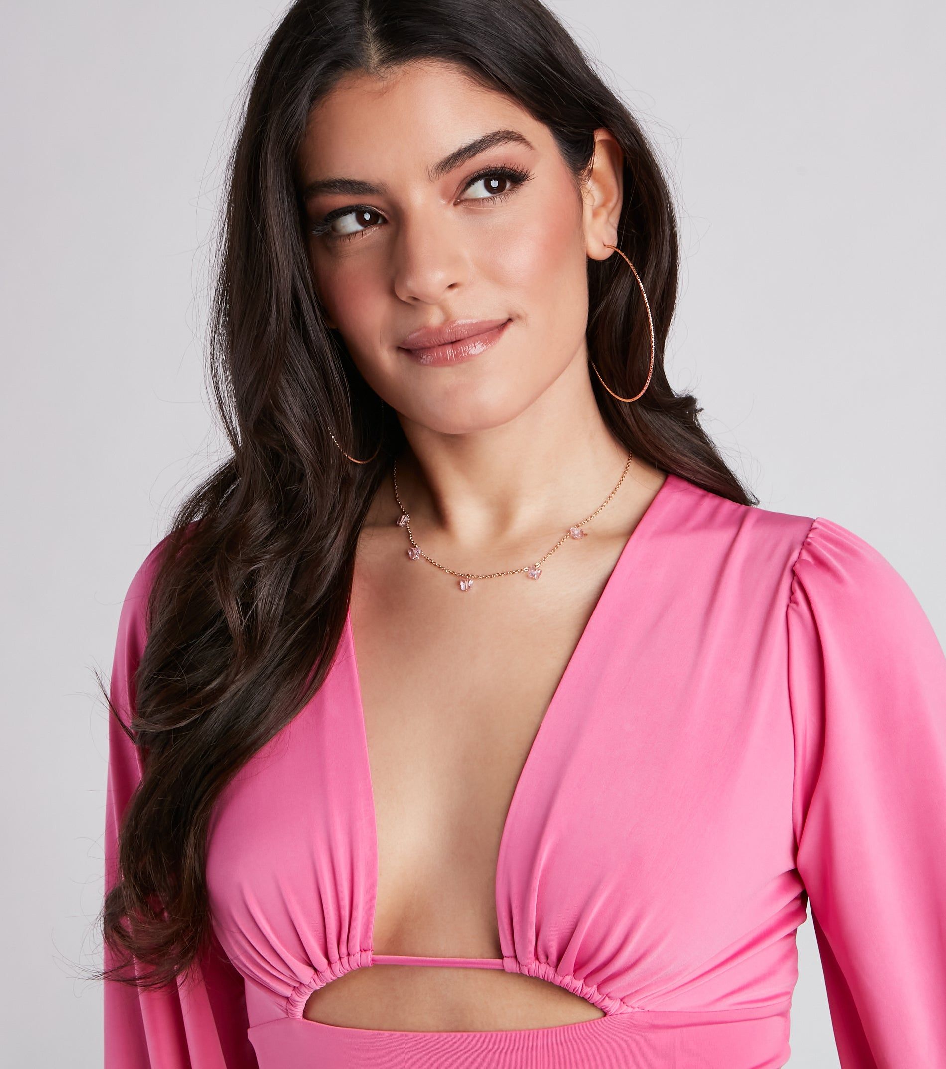 Cute And Dainty Butterfly Charm Necklace sold by Windsor product image thumbnail 2