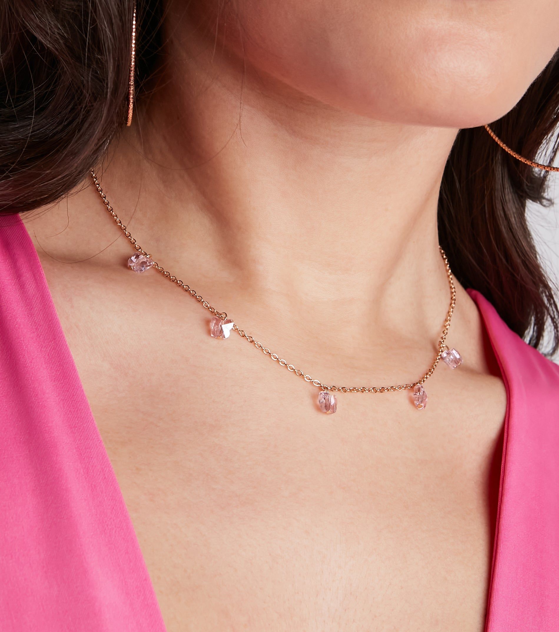 Cute And Dainty Butterfly Charm Necklace sold by Windsor