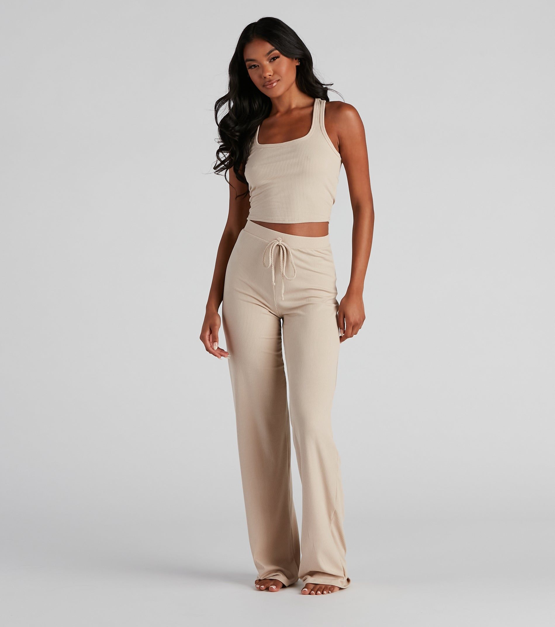 Lounge Goals Wide Leg PJ Pants sold by Windsor product image thumbnail 2
