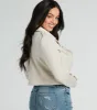 Stylish Impression Faux Suede Moto Jacket sold by Windsor