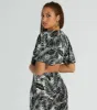 Time For Vacay Tie Front Tropical Crop Top sold by Windsor