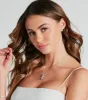 Sparkly Affair Rhinestone Necklace And Earrings Set sold by Windsor