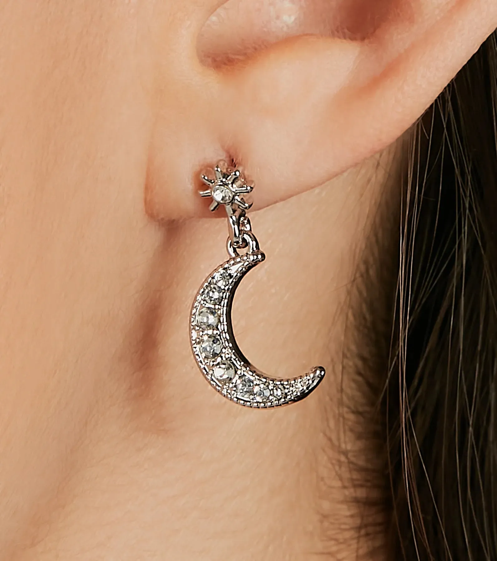 Celestial Sweetheart Moon And Star Earrings sold by Windsor product image thumbnail 2