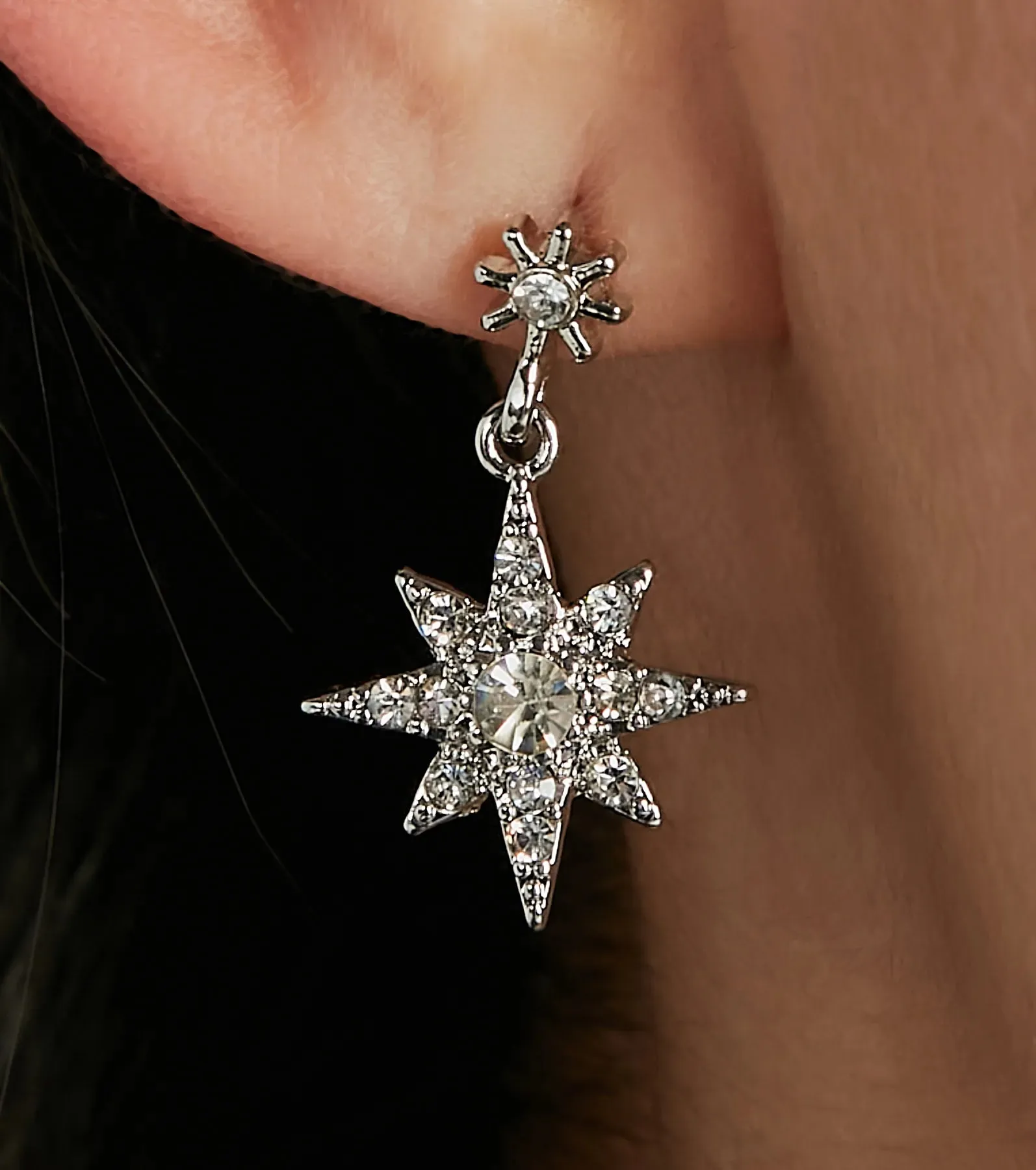 Celestial Sweetheart Moon And Star Earrings sold by Windsor product image thumbnail 3