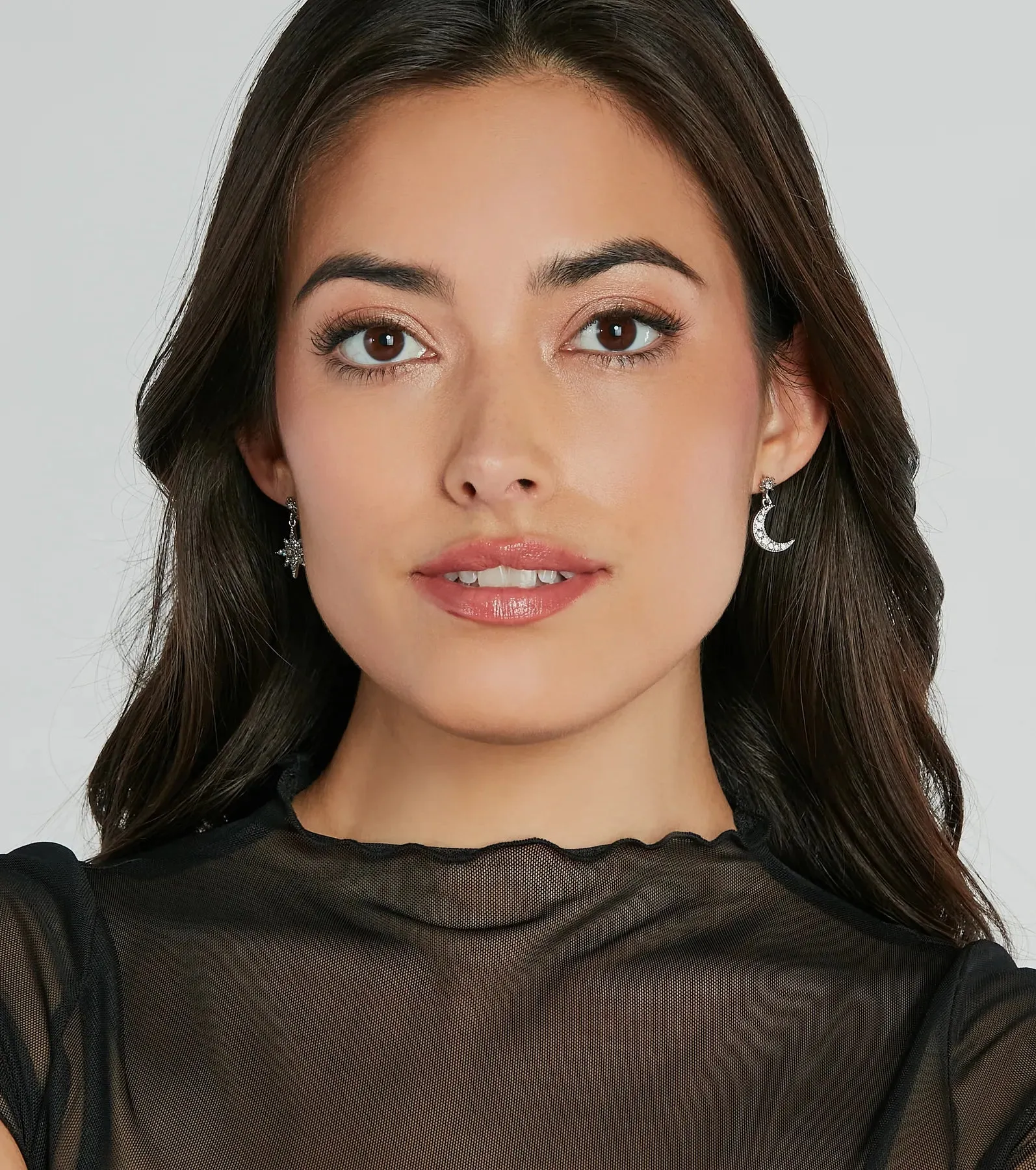 Celestial Sweetheart Moon And Star Earrings sold by Windsor