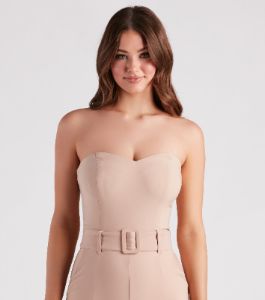 Sophiscated Chic Belted Jumpsuit sold by Windsor