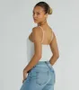 Easy Stunner Sleeveless Lace Trim Bodysuit sold by Windsor