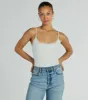 Easy Stunner Sleeveless Lace Trim Bodysuit sold by Windsor