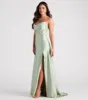 Marva Formal Satin Cowl Neck Dress sold by Windsor