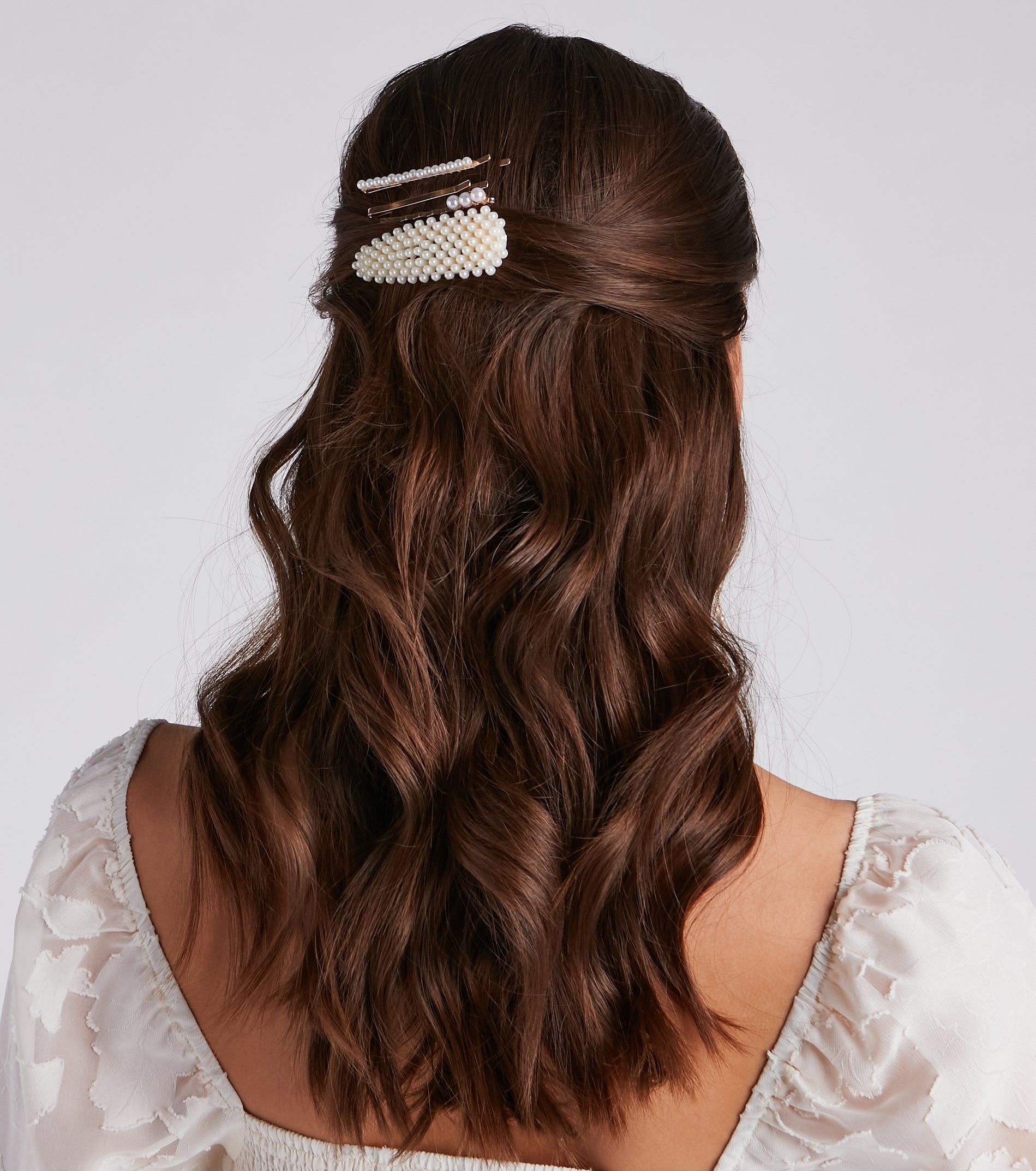 Stylish Perfection Pearl Hair Pin Set sold by Windsor