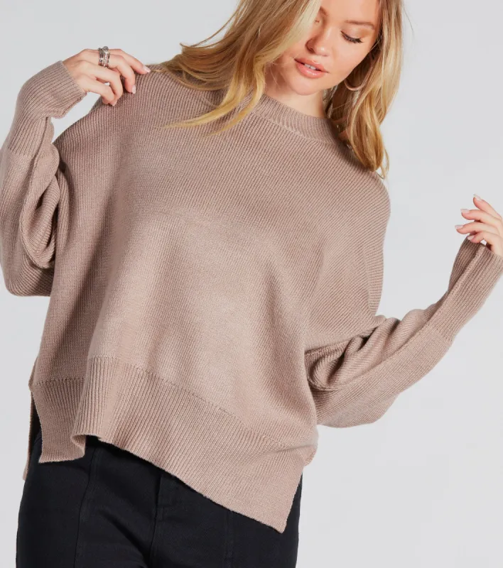 Good Vibes Oversized Pullover Sweater sold by Windsor