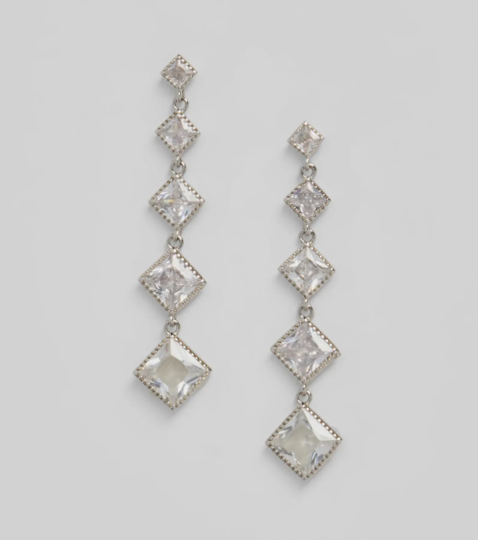Elegant Era Rhinestone Duster Earrings sold by Windsor