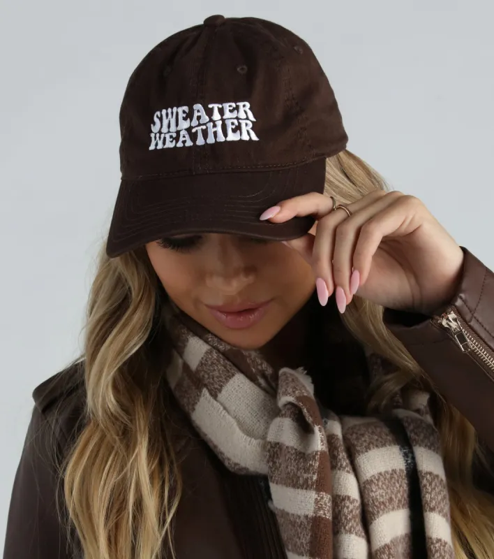Sweater Weather Baseball Cap sold by Windsor