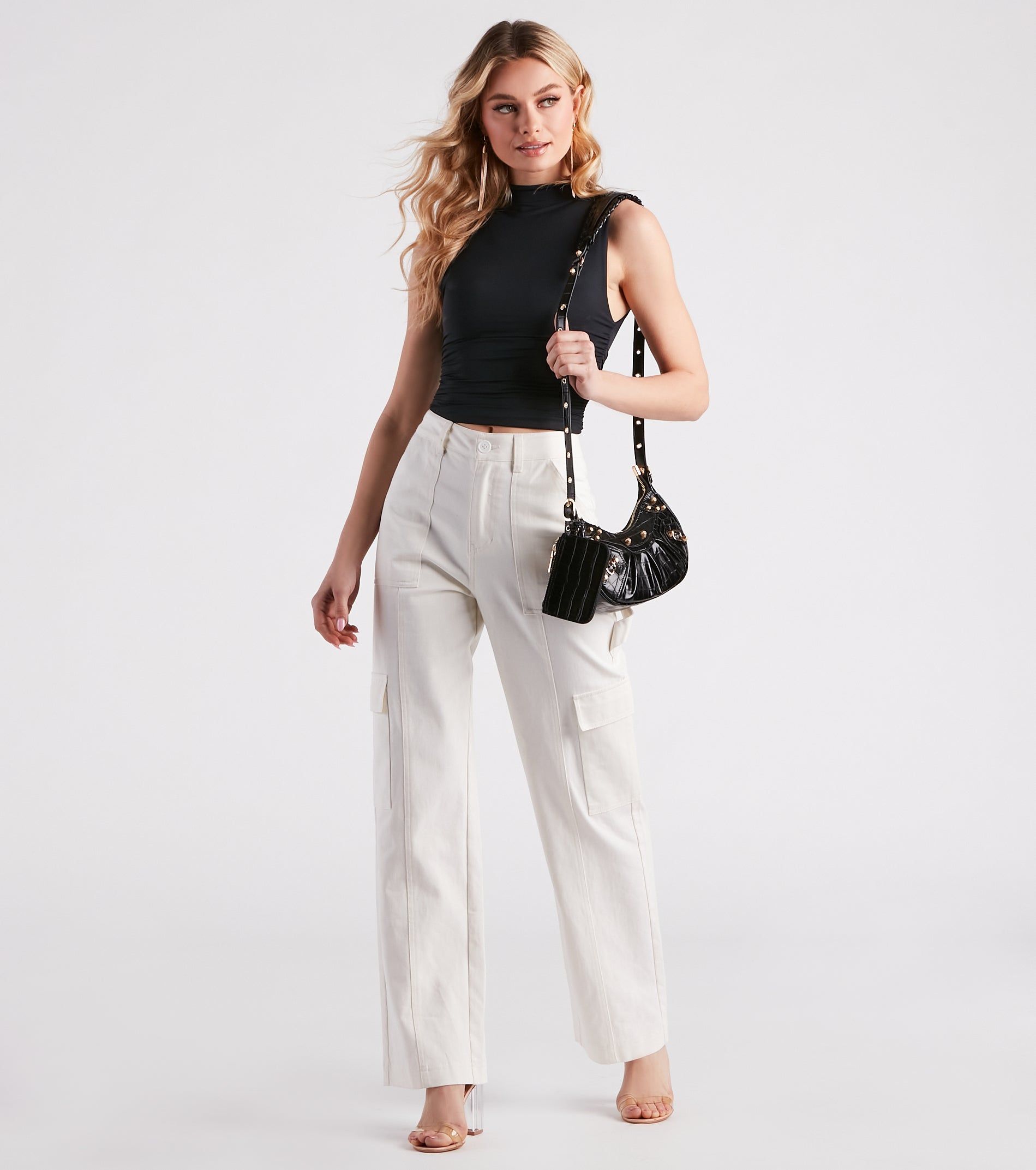 Smooth Silhouette Mock Neck Top sold by Windsor product image thumbnail 2