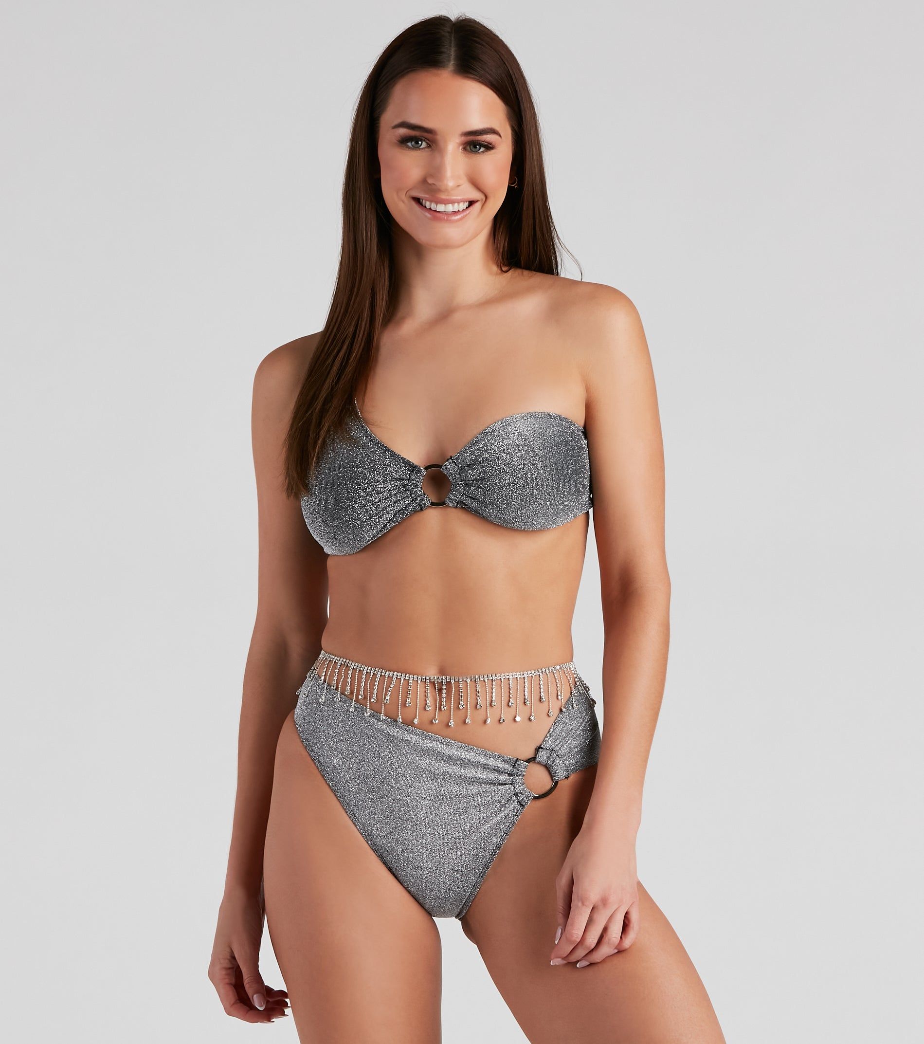 Glam Tassels Rhinestone Belt sold by Windsor product image thumbnail 3