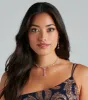 All That Glam Rhinestone Necklace And Earrings Set sold by Windsor