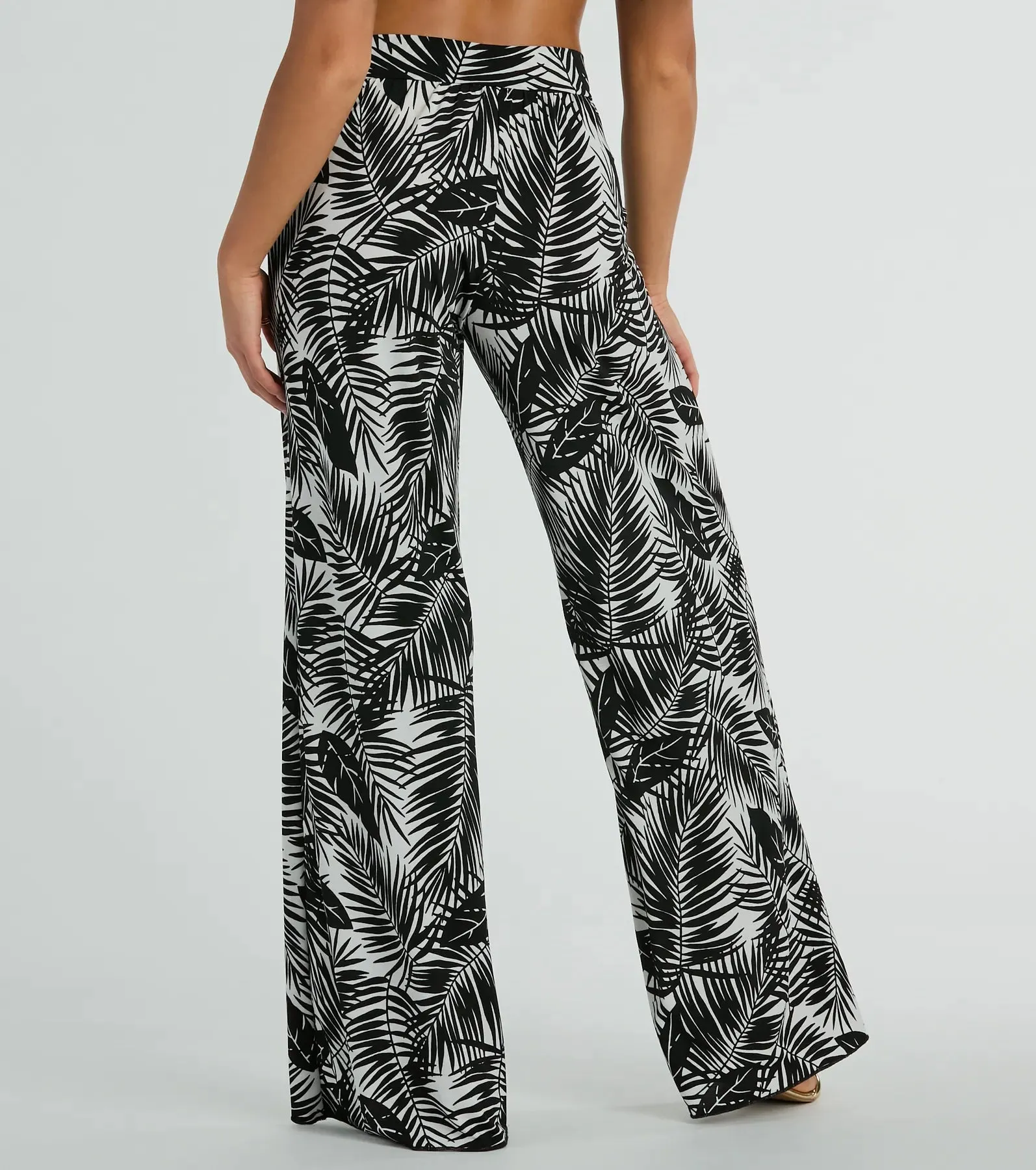 Time For Vacay High Rise Tropical Palazzo Pants sold by Windsor product image thumbnail 3