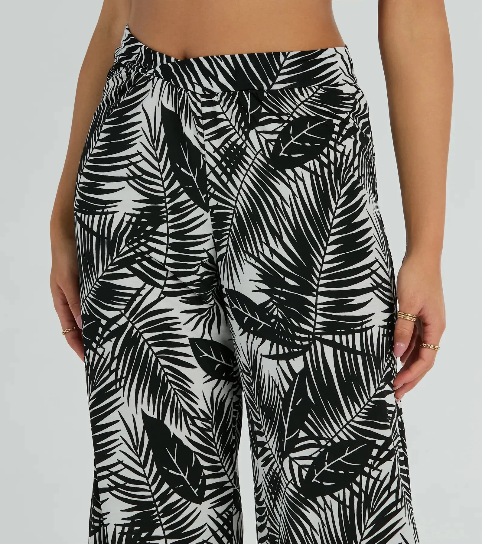 Time For Vacay High Rise Tropical Palazzo Pants sold by Windsor product image thumbnail 4