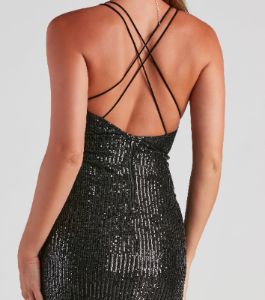 Sultry Shine Sequin Midi Dress sold by Windsor