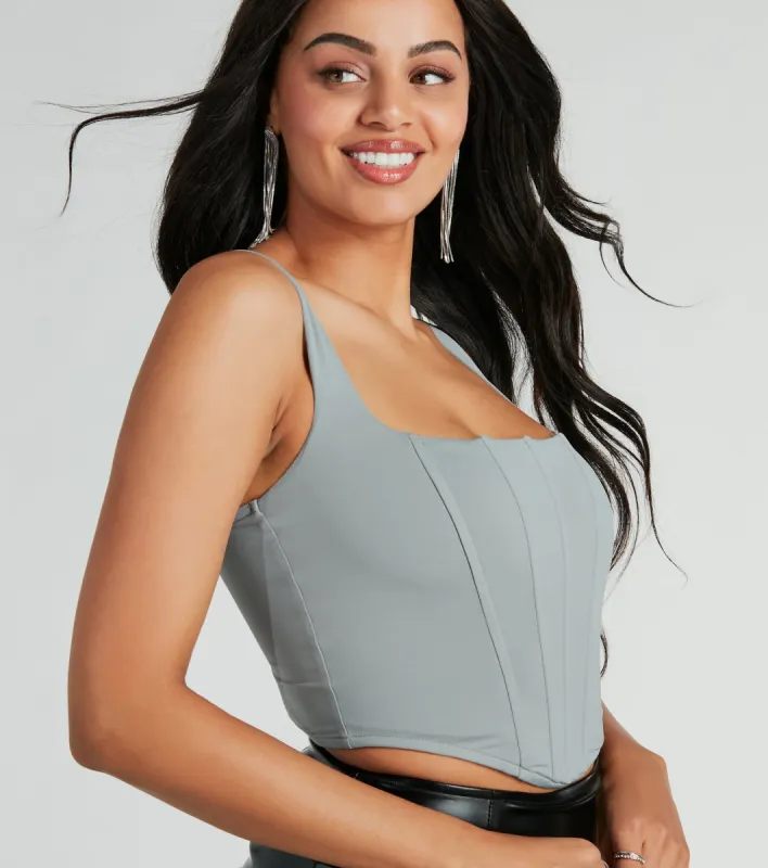 CLEARANCE - Flawless Energy Smooth Knit Corset Top sold by Windsor