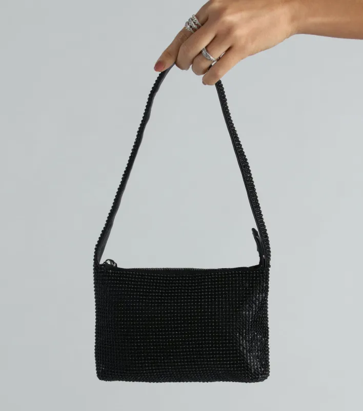 Sparkle Party Rhinestone Shoulder Bag sold by Windsor