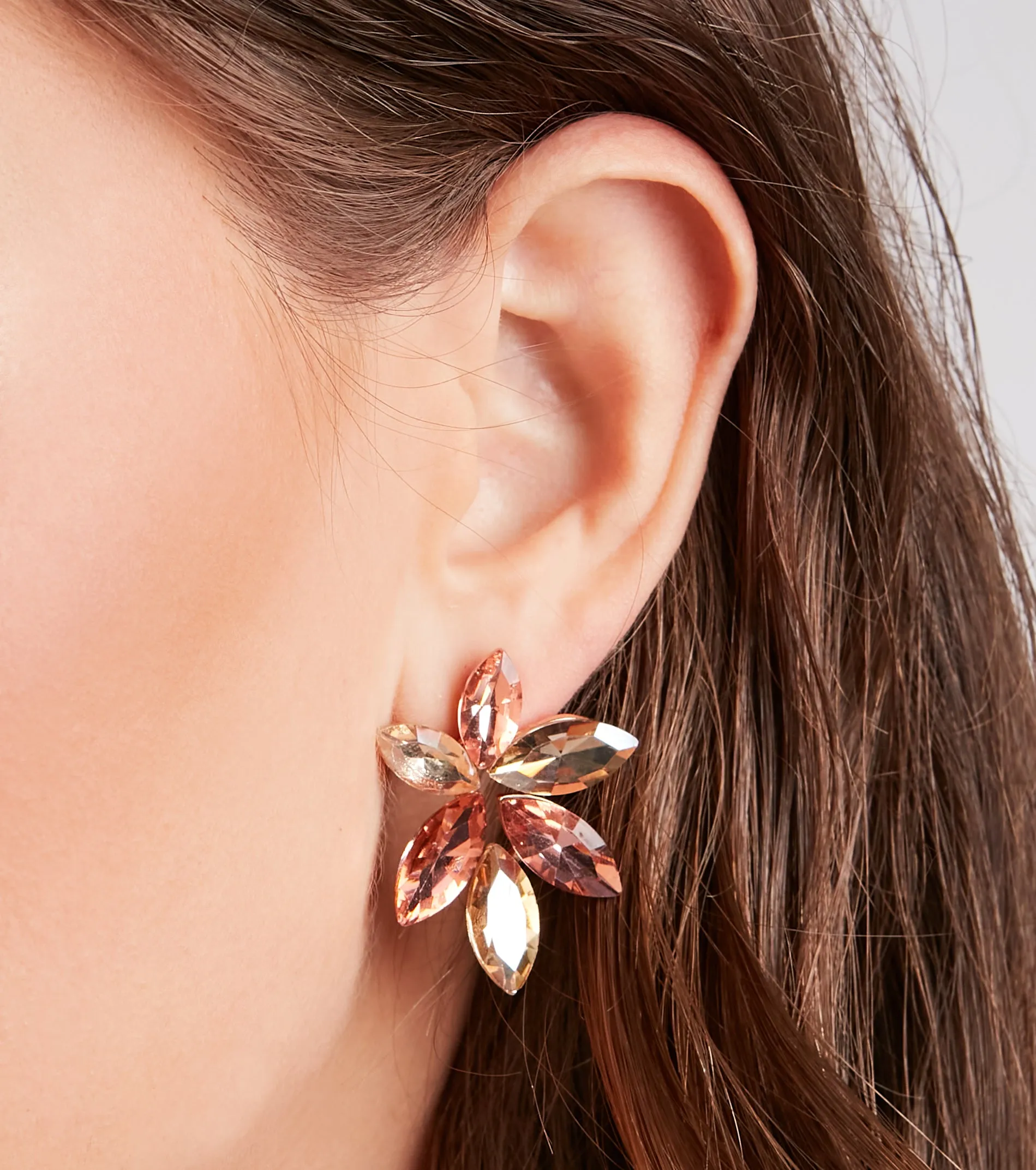 Divine Shine Bejeweled Stud Earrings sold by Windsor