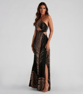 Island Hopping Tropical Maxi Dress sold by Windsor