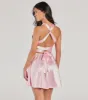 Taylor Lace-Up Skater Satin Party Dress sold by Windsor