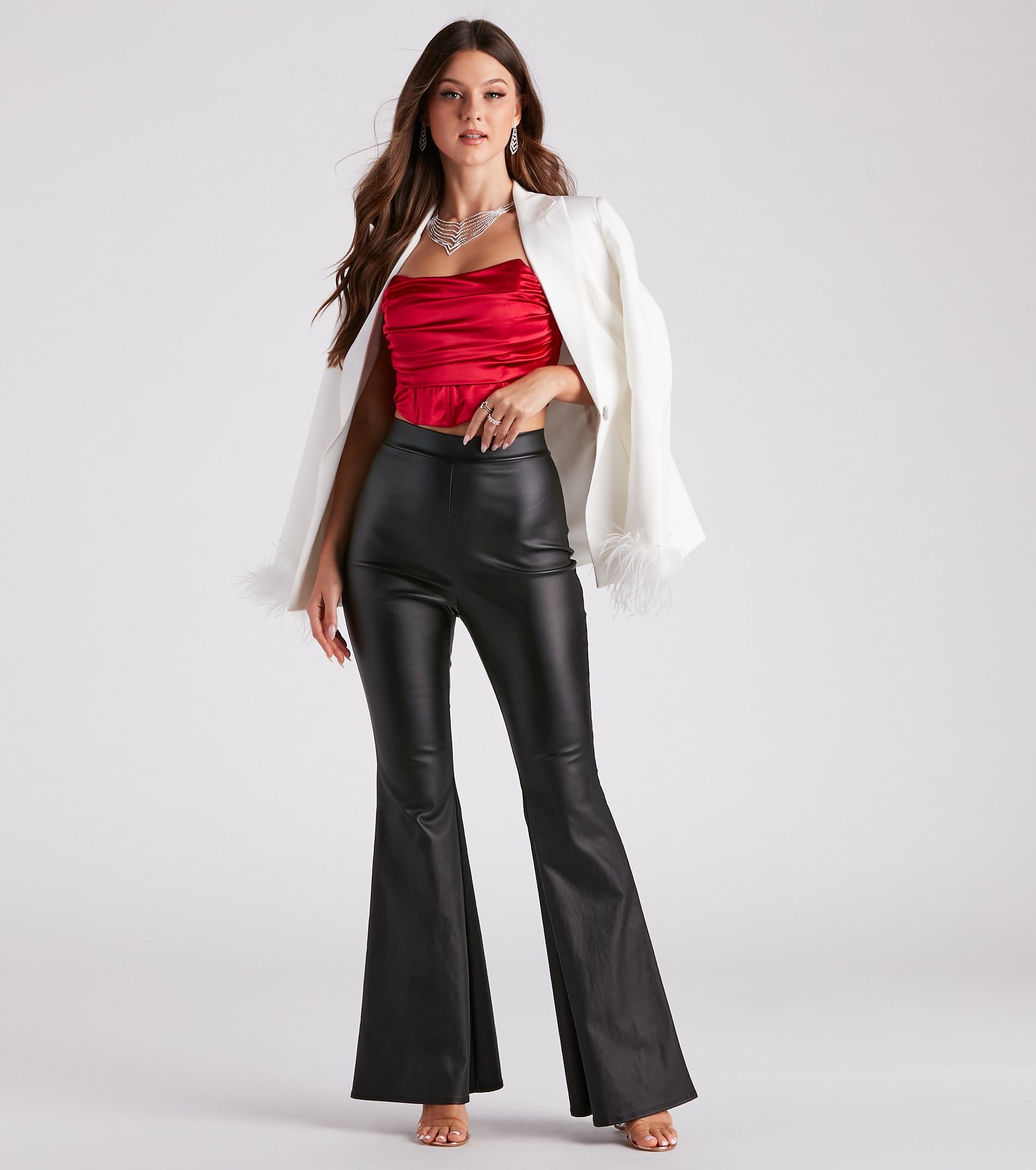 Life Of The Party Satin Corset Top sold by Windsor product image thumbnail 3