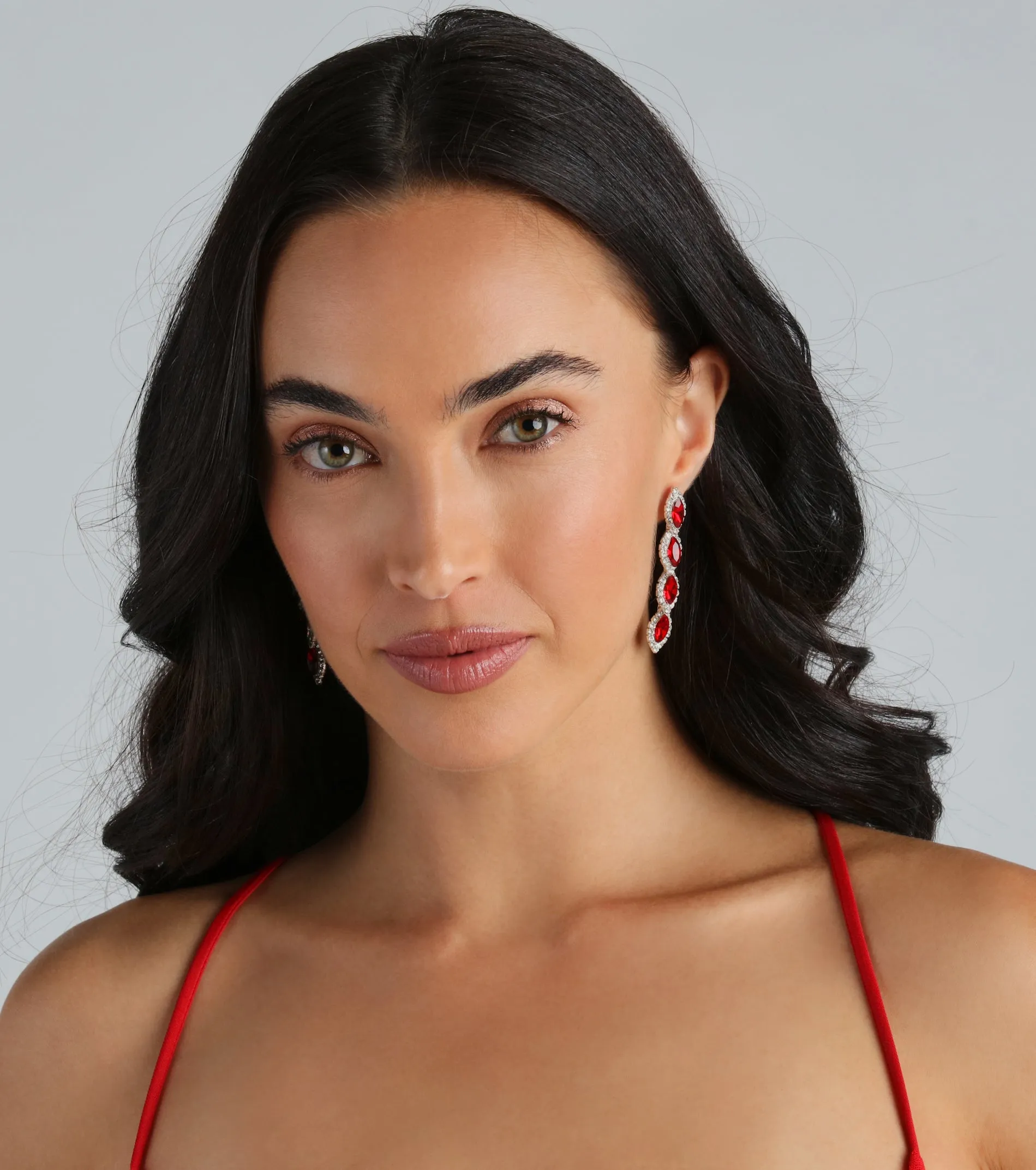 Feeling Regal Gemstone Duster Earrings sold by Windsor product image thumbnail 5