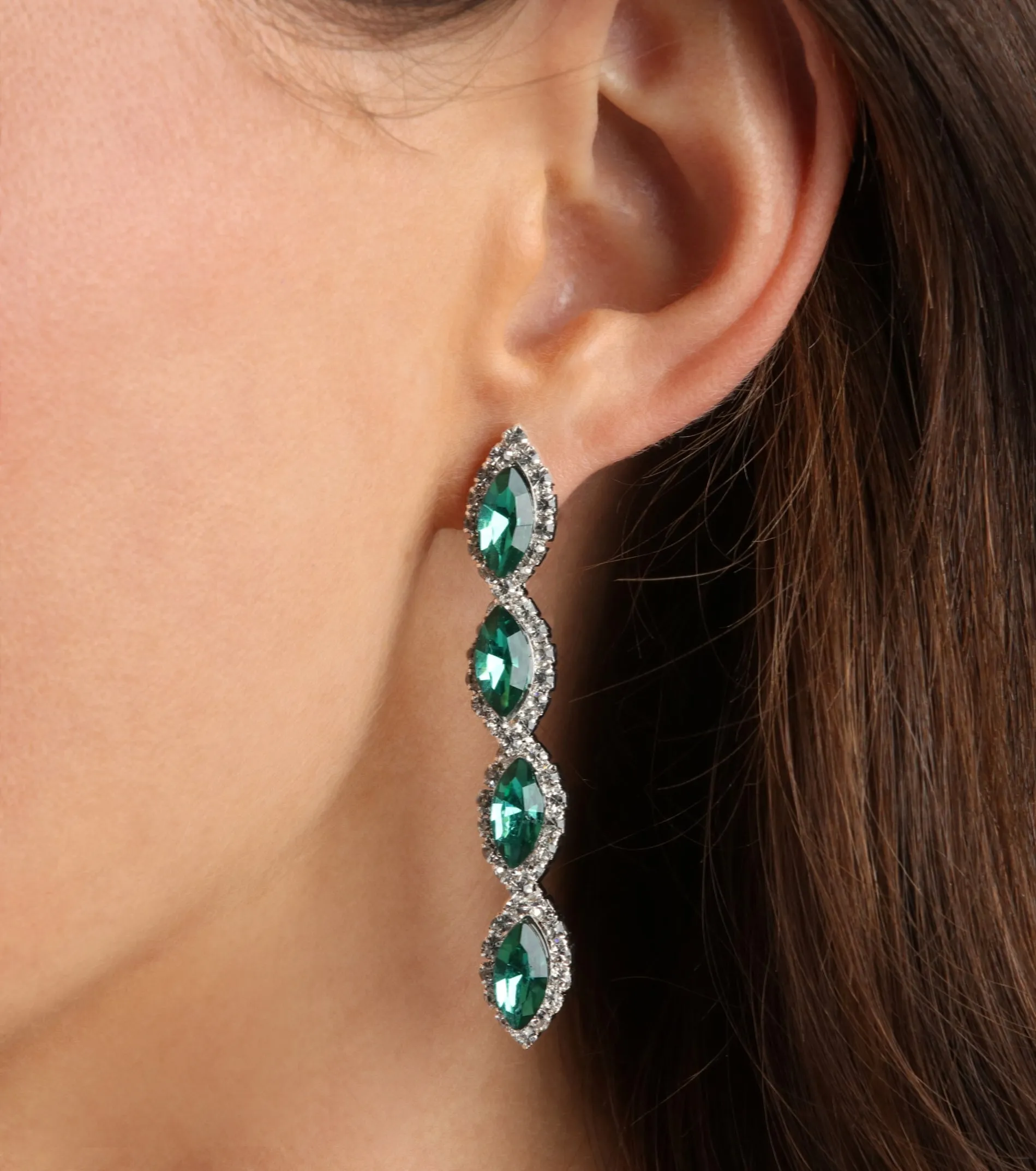 Feeling Regal Gemstone Duster Earrings sold by Windsor product image thumbnail 4