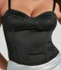 Elegant Nights Sleeveless Satin Bustier sold by Windsor