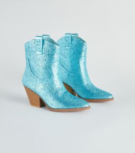 PLACEHOLDER - Glitzy Rhinestone Western Booties sold by Windsor